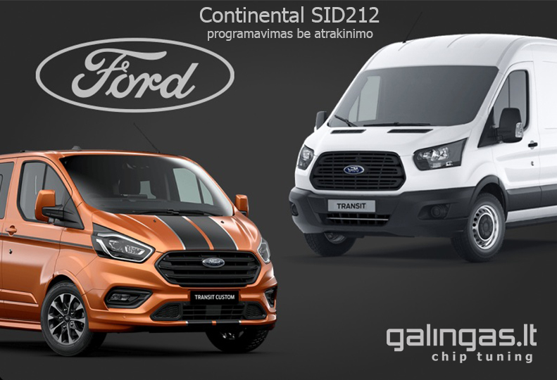 Ford SID212 programavimas